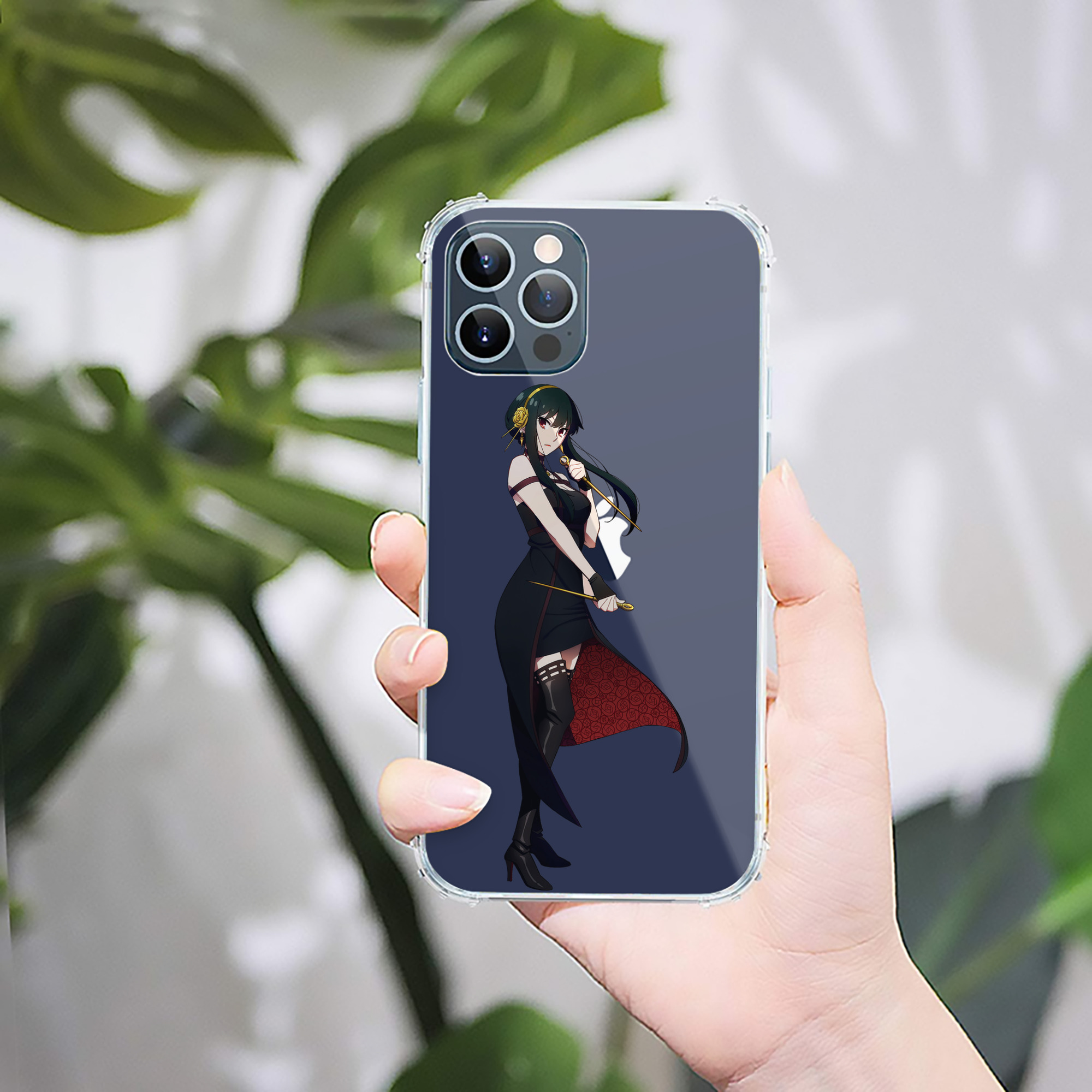 （画像用） SPY×FAMILY间谍家家酒 【iPhone 12シリーズ対応】透明スマホケース（クリアソフトケース）